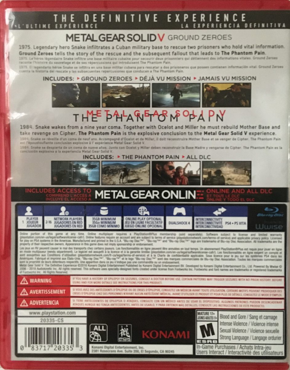 Metal Gear Solid V - The Definitive Experience – PlayStation Hits - Image 2